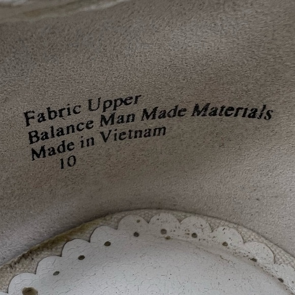 kelly & katie Cream Lace Platform Wedge Espadrille Peep Toe Heels Size 10 Womens - Picture 4 of 9